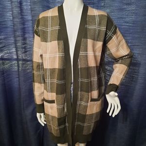 NWT Rachel Zoe Cozy Open Cardigan Sweater With Pockets